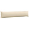 Coussins de canapé 2 pcs Crème 200 x 40 cm tissu 519212519212