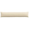 Coussins de canapé 2 pcs Crème 200 x 40 cm tissu 519212519212