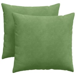 Coussins de canapé 2 pcs Vert clair 45 x 45 cm 519214519214