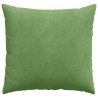 Coussins de canapé 2 pcs Vert clair 45 x 45 cm 519214519214