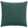 Coussins de canapé 2 pcs Vert foncé 45 x 45 cm 519215519215