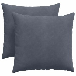 Coussins de canapé 2 pcs Gris foncé 45 x 45 cm 519216519216