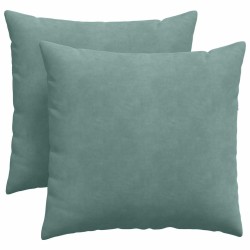 Coussins de canapé 2 pcs Vert Mer 45 x 45 cm 519219519219