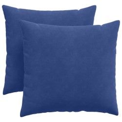 Coussins de canapé 2 pcs Bleu police 45 x 45 cm 519220519220
