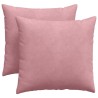 Coussins de canapé 2 pcs Rose 45 x 45 cm 519221519221
