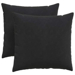 Coussins de canapé 2 pcs Noir 45 x 45 cm 519222519222