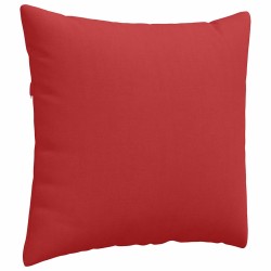 Coussins de canapé 2 pcs Rouge 50 x 50 cm tissu 519223519223