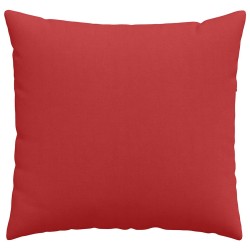 Coussins de canapé 2 pcs Rouge 50 x 50 cm tissu 519223519223