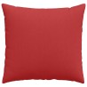 Coussins de canapé 2 pcs Rouge 50 x 50 cm tissu 519223519223