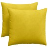 Coussins de canapé 2 pcs Jaune 45 x 45 cm 519228519228