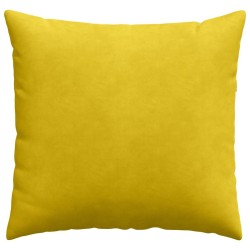 Coussins de canapé 2 pcs Jaune 45 x 45 cm 519228519228