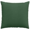 Coussins de canapé 2 pcs Vert foncé 45 x 45 cm 519230519230