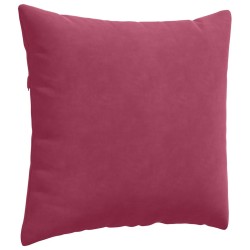 Coussins de canapé 2 pcs Bordeaux 45 x 45 cm 519231519231