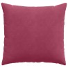 Coussins de canapé 2 pcs Bordeaux 45 x 45 cm 519231519231