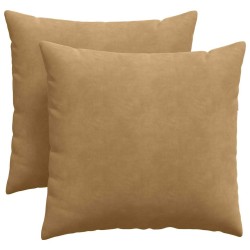 Coussins de canapé 2 pcs Marron 45 x 45 cm 519232519232