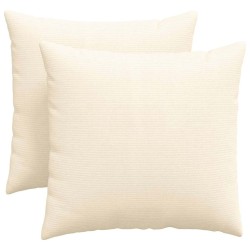 Coussins de canapé 2 pcs Crème 45 x 45 cm 519234519234