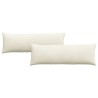 Coussins de canapé 2 pcs Crème 120 x 40 cm 519236519236