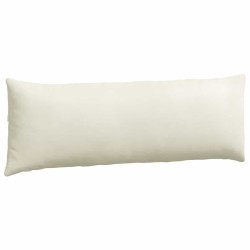 Coussins de canapé 2 pcs Crème 120 x 40 cm 519236519236