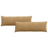 Coussins de canapé 2 pcs Marron 120 x 40 cm 519237519237