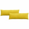 Coussins de canapé 2 pcs Jaune 120 x 40 cm 519238519238