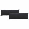 Coussins de canapé 2 pcs Noir 120 x 40 cm 519239519239