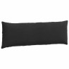 Coussins de canapé 2 pcs Noir 120 x 40 cm 519239519239
