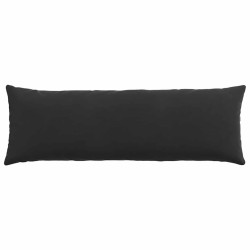 Coussins de canapé 2 pcs Noir 120 x 40 cm 519239519239