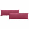Coussins de canapé 2 pcs Bordeaux 120 x 40 cm 519240519240