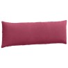 Coussins de canapé 2 pcs Bordeaux 120 x 40 cm 519240519240