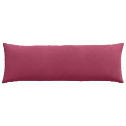 Coussins de canapé 2 pcs Bordeaux 120 x 40 cm 519240519240