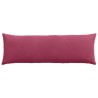 Coussins de canapé 2 pcs Bordeaux 120 x 40 cm 519240519240