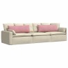 Coussins de canapé 2 pcs Rose 120 x 40 cm 519241519241