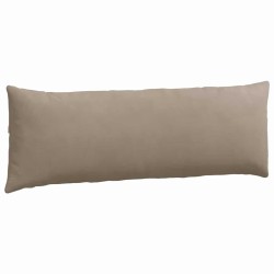 Coussins de canapé 2 pcs Taupe 120 x 40 cm tissu 519242519242