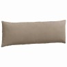 Coussins de canapé 2 pcs Taupe 120 x 40 cm tissu 519242519242