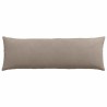 Coussins de canapé 2 pcs Taupe 120 x 40 cm tissu 519242519242