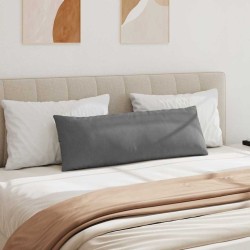 Coussins de canapé 2 pcs Gris foncé 120 x 40 cm tissu 519243519243