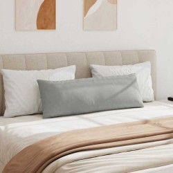 Coussins de canapé 2 pcs Gris clair 120 x 40 cm tissu 519245519245