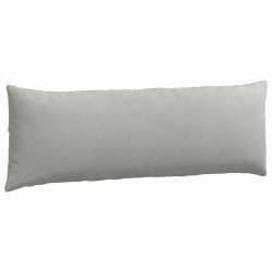 Coussins de canapé 2 pcs Gris clair 120 x 40 cm tissu 519245519245