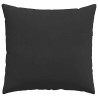 Coussins de canapé 2 pcs Noir 45 x 45 cm tissu 519247519247