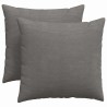 Coussins de canapé 2 pcs Gris clair 45 x 45 cm 519248519248
