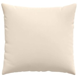 Coussins de canapé 2 pcs Beige 45 x 45 cm tissu 519249519249