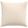 Coussins de canapé 2 pcs Beige 45 x 45 cm tissu 519249519249