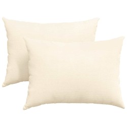 Coussins de canapé 2 pcs Crème 70 x 50 cm 519252519252