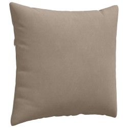Coussins de canapé 2 pcs Taupe 45 x 45 cm tissu 519254519254