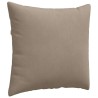 Coussins de canapé 2 pcs Taupe 45 x 45 cm tissu 519254519254