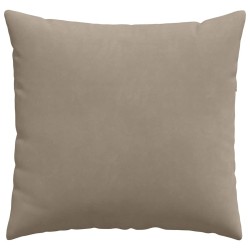 Coussins de canapé 2 pcs Taupe 45 x 45 cm tissu 519254519254