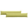 Coussins de canapé 2 pcs Vert clair 200 x 40 cm tissu 519255519255