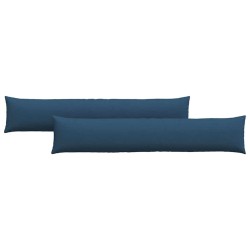 Coussins de canapé 2 pcs Bleu 200 x 40 cm tissu 519256519256