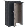 Cabanons de jardin Anthracite 140,5 x 74 x 200 cm Métал 519257519257