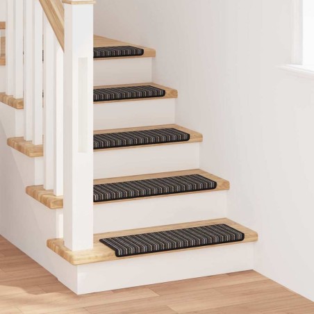 Tapis d'escalier auto-adhésifs 15 pcs Anthracite 65 x 21 x 4 cm 519265519265